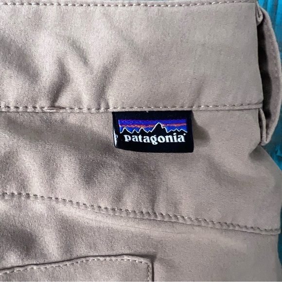 Patagonia Tan Lightweight Hiking Pants Size 12 - Picture 7 of 11